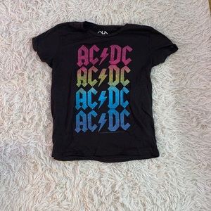 Chaser AC/DC rainbow tee shirt